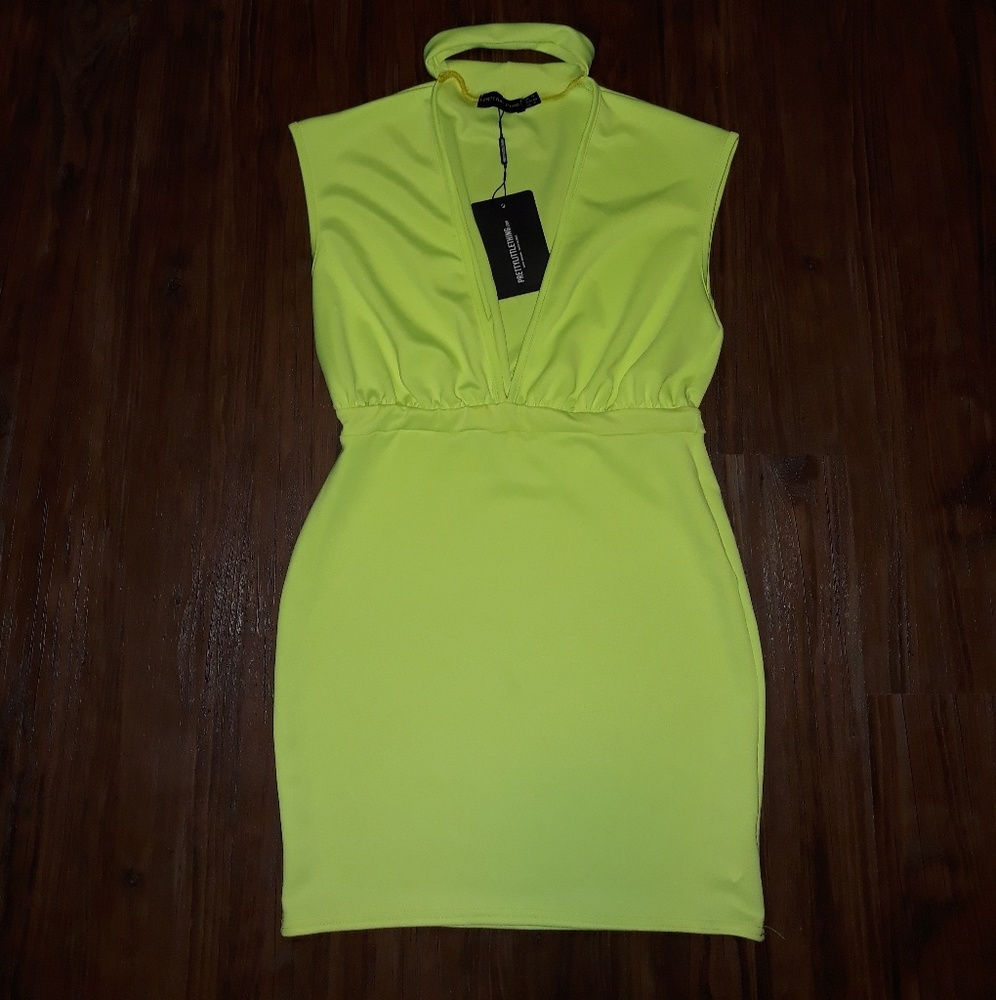 Neon Green Dress